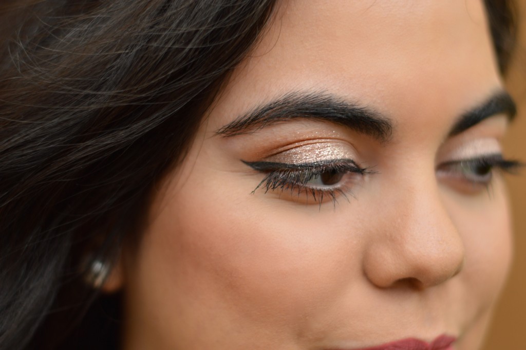 Champagne Makeup Look - Let's Fall in Love Blog