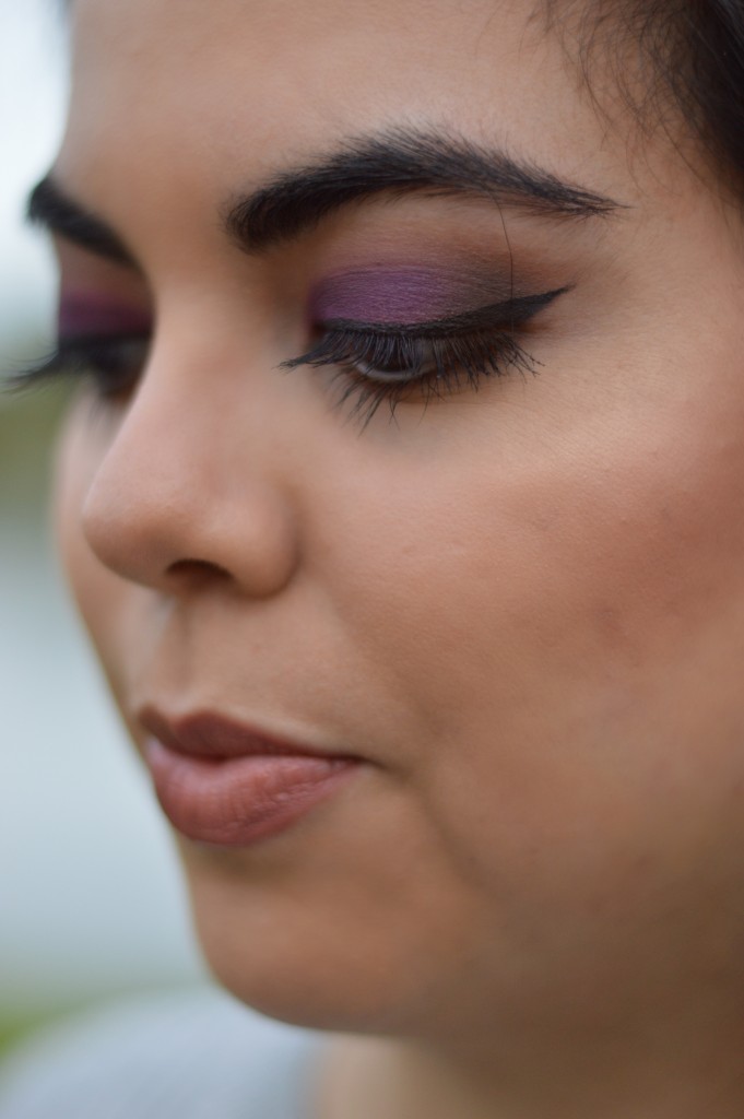 Matte Purple Smokey Eye - Let's Fall in Love Blog