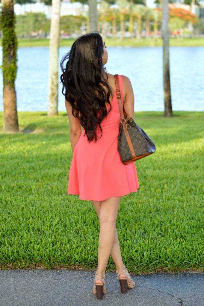 Little Coral Dress - Let's Fall in Love Blog