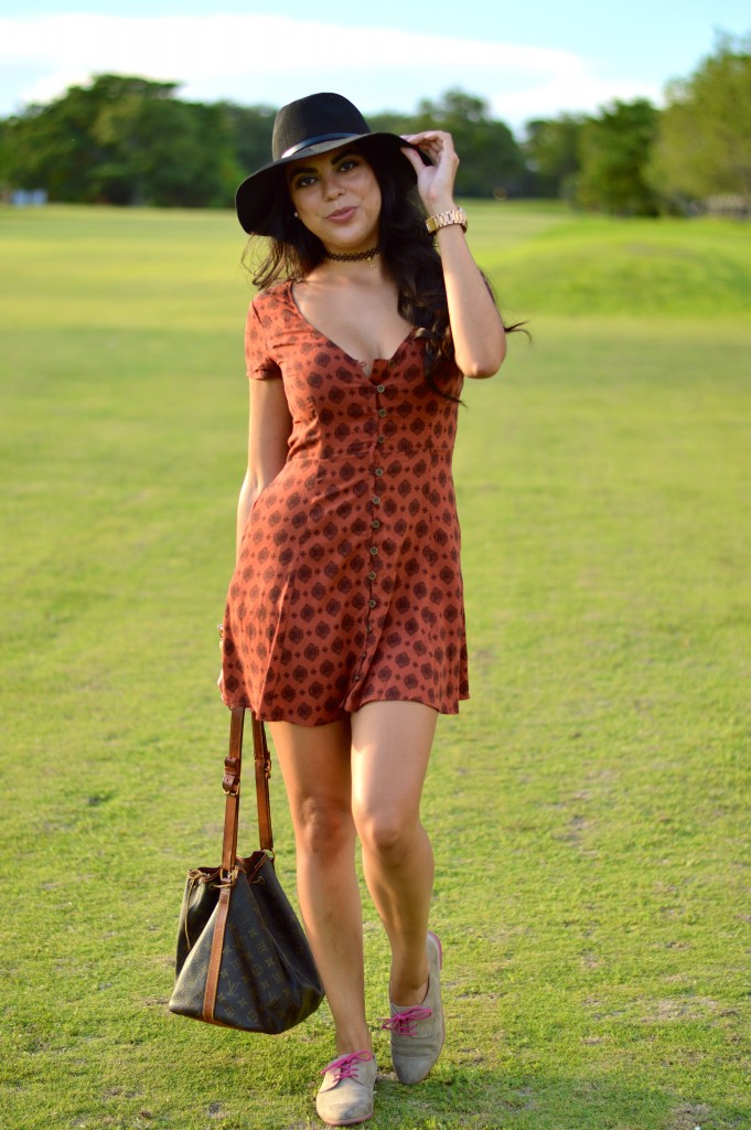Terracotta Dress - Let's Fall in Love Blog