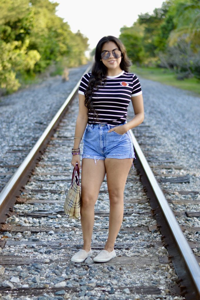 High Waisted Shorts - Let's Fall in Love Blog