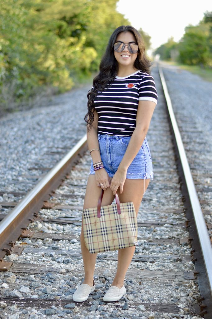 High Waisted Shorts - Let's Fall in Love Blog