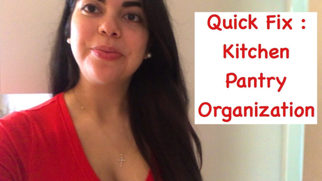 Quick Fix: Kitchen Pantry Organization